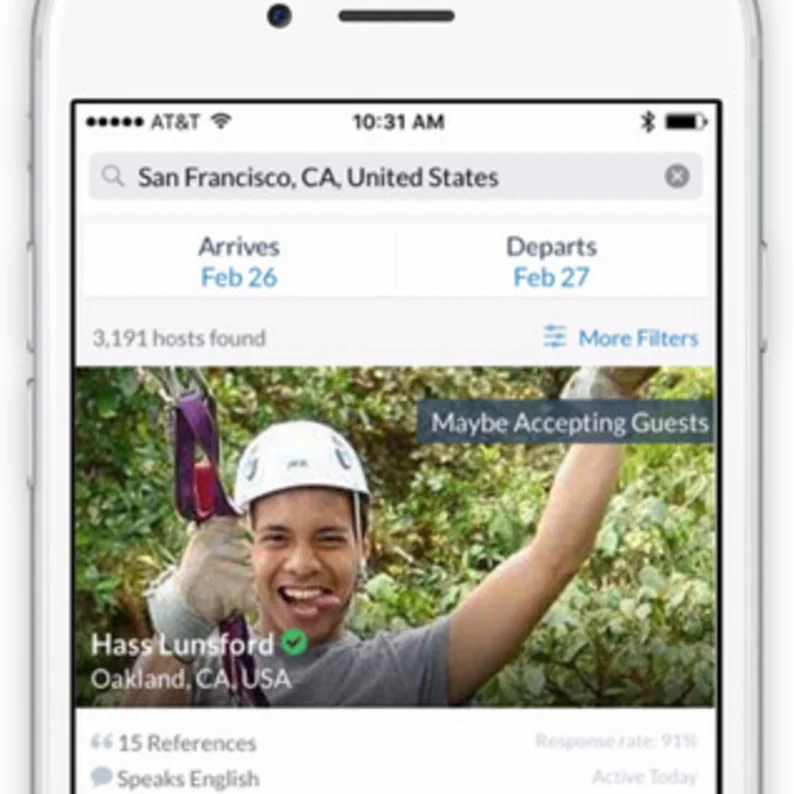 Couchsurfing screenshot 2 of 4