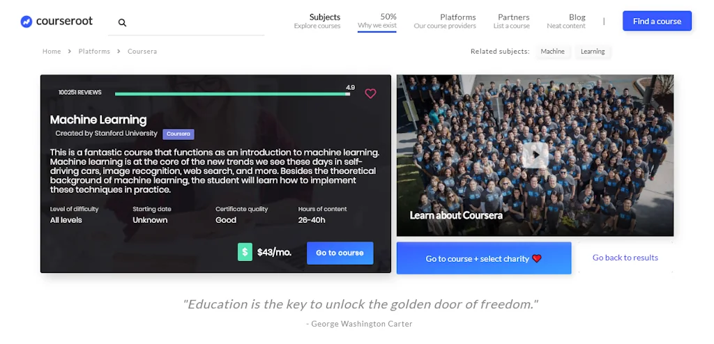Courseroot screenshot 4 of 4