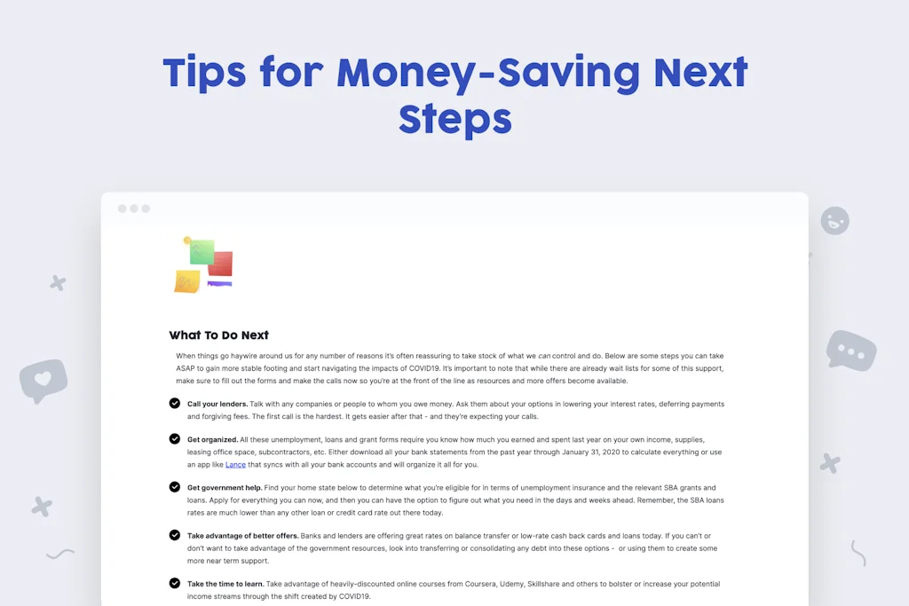 COVID19 Financial Resource screenshot 3 of 3