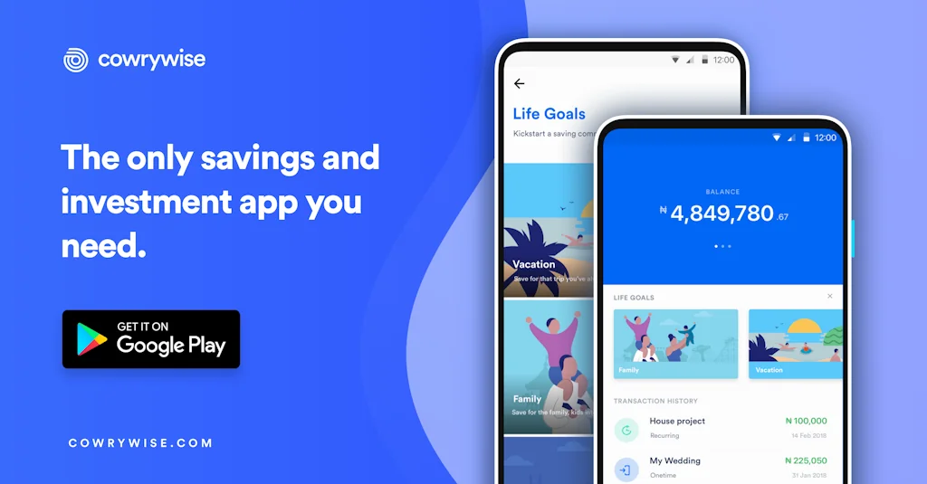 CowryWise screenshot 1 of 3