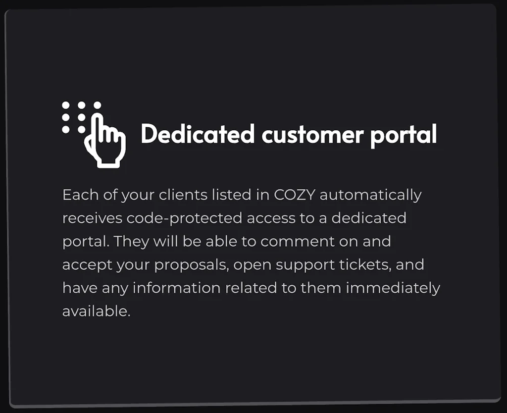 COZY screenshot 2 of 2