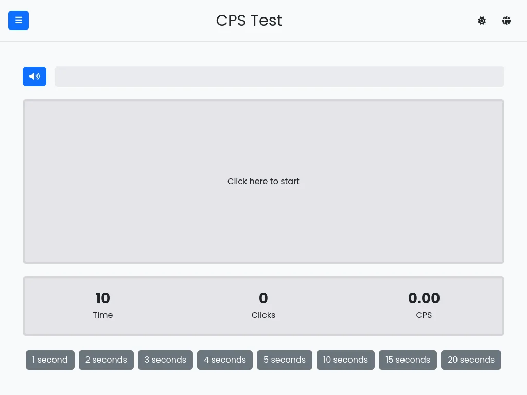CPS Test screenshot 2 of 2