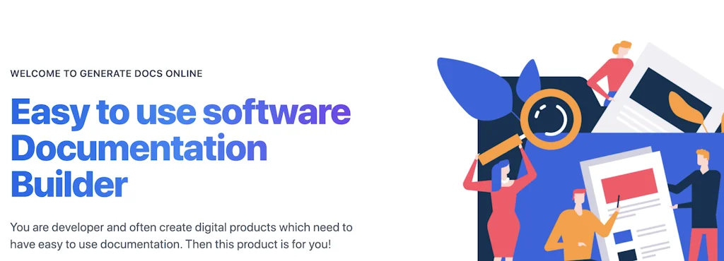 Create Documentation screenshot 1 of 3