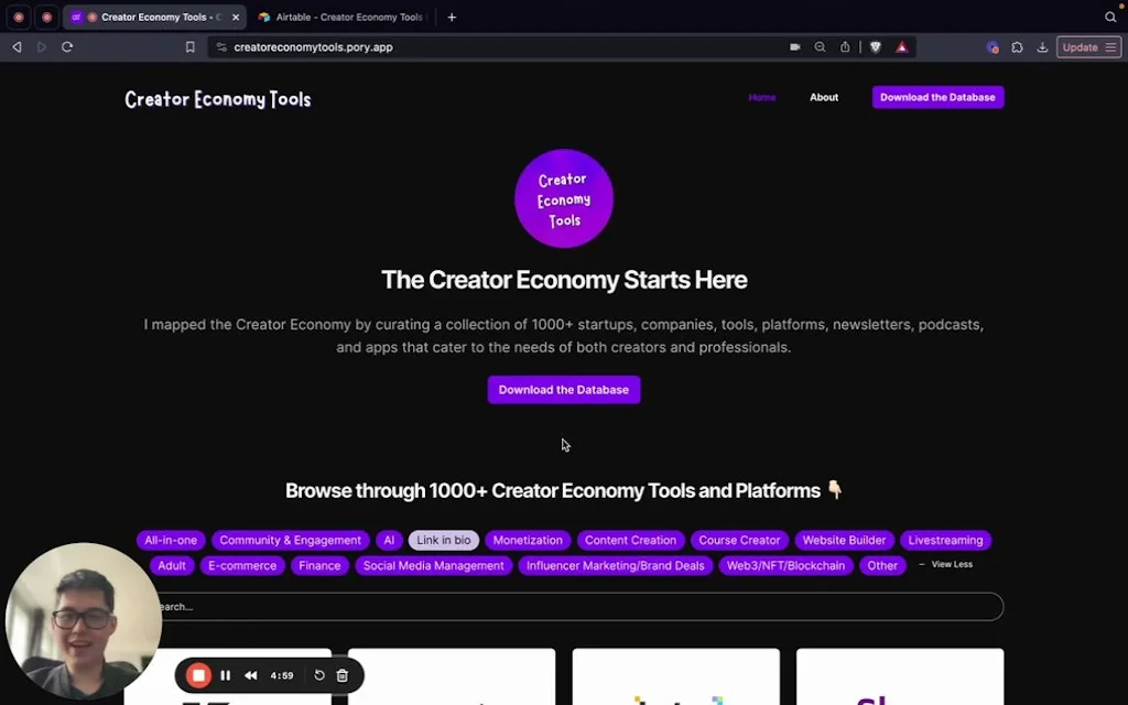 Creator Economy Tools  screenshot 1 of 5