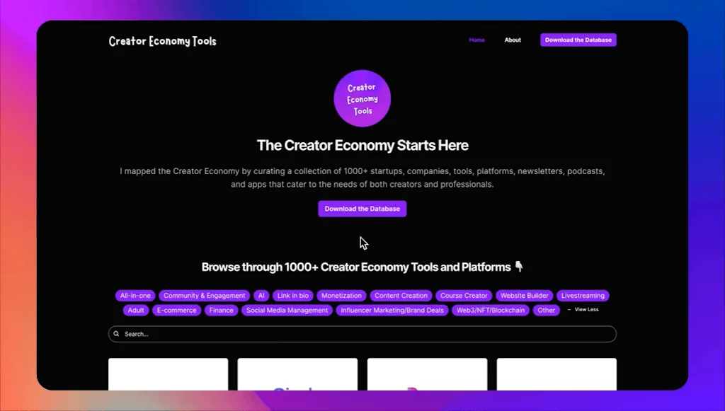 Creator Economy Tools  screenshot 5 of 5