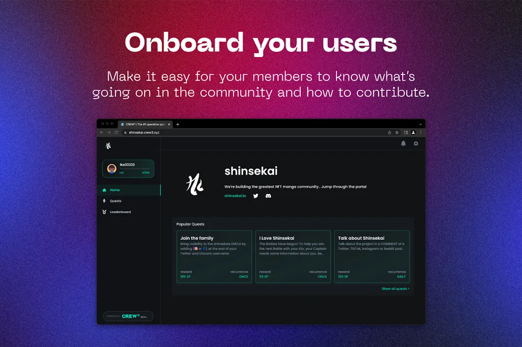 CREW³ screenshot 2 of 7