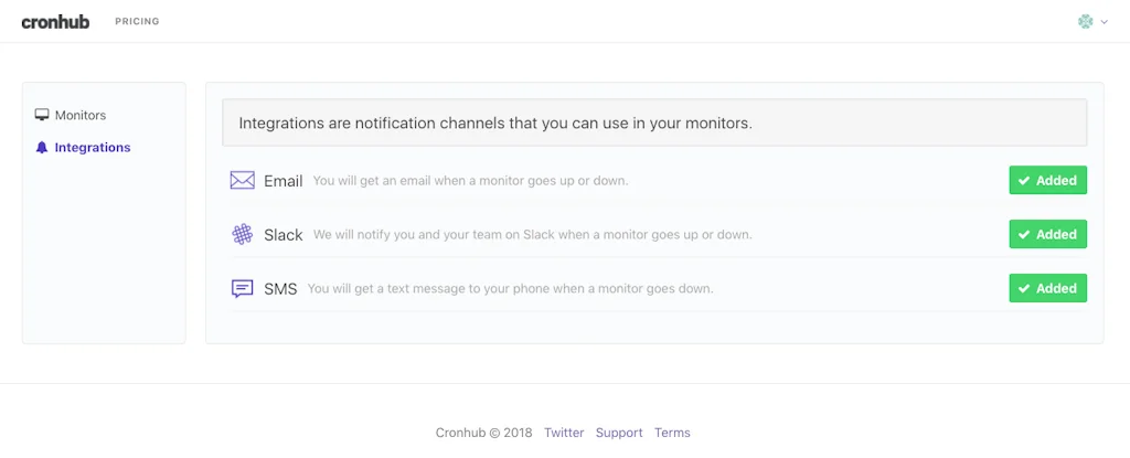 Cronhub screenshot 2 of 5