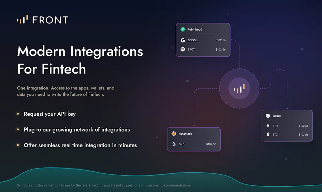 Crypto and FinTech APIs by Front screenshot 2 of 5