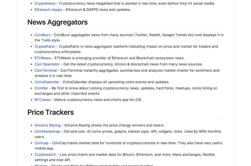 CryptoList screenshot 2 of 2