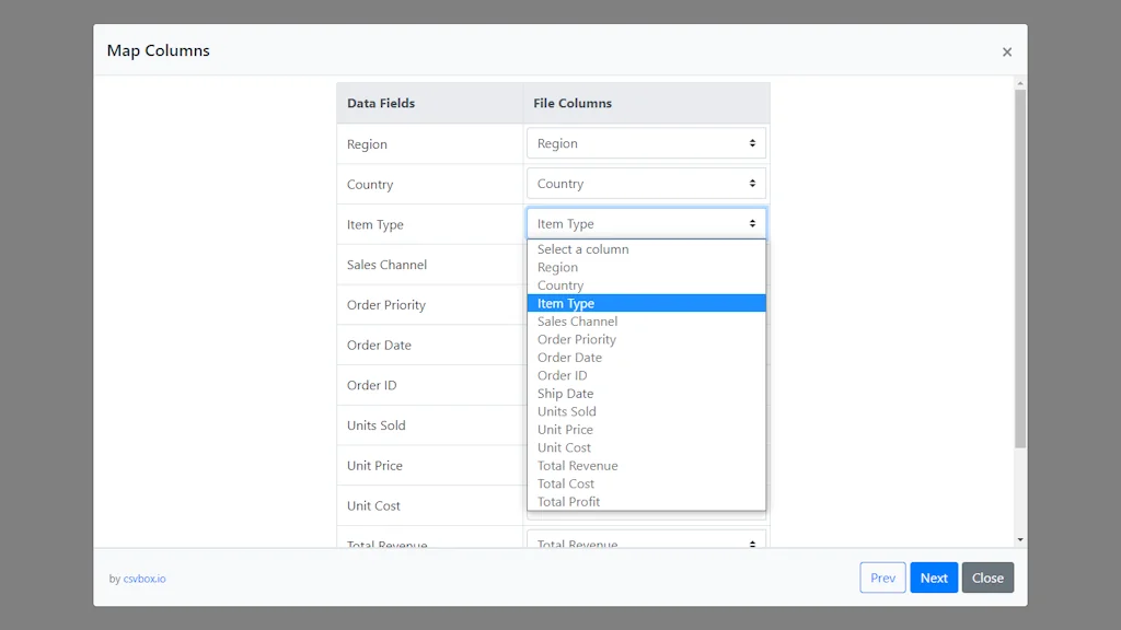 csvbox screenshot 3 of 7