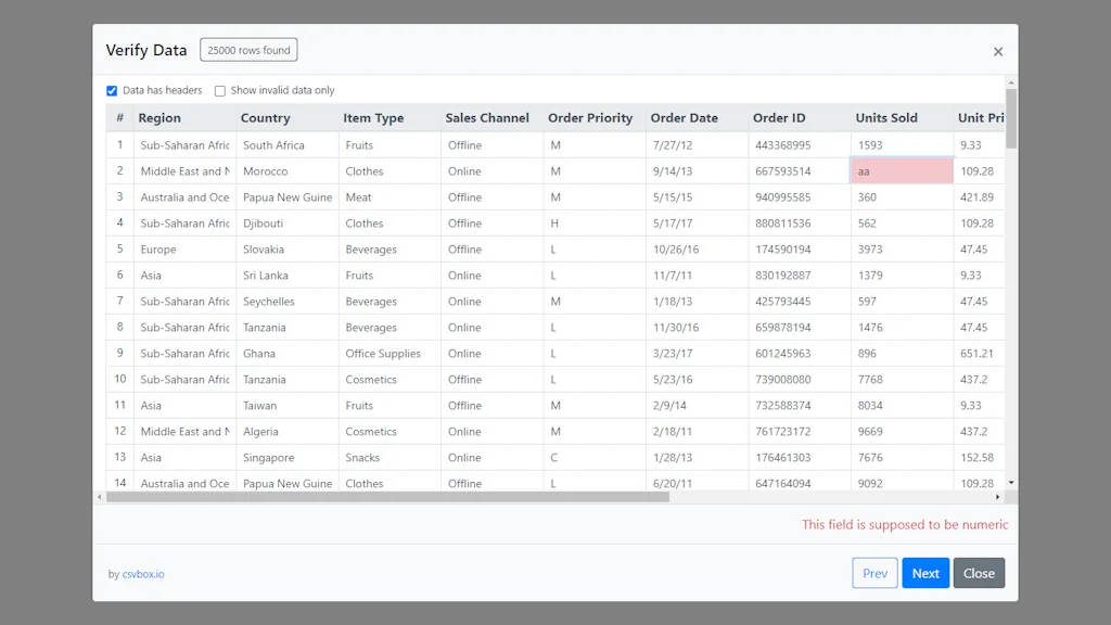 csvbox screenshot 4 of 7
