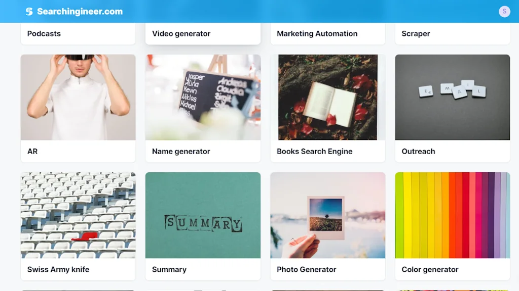 Curated List of AI Tools screenshot 3 of 3