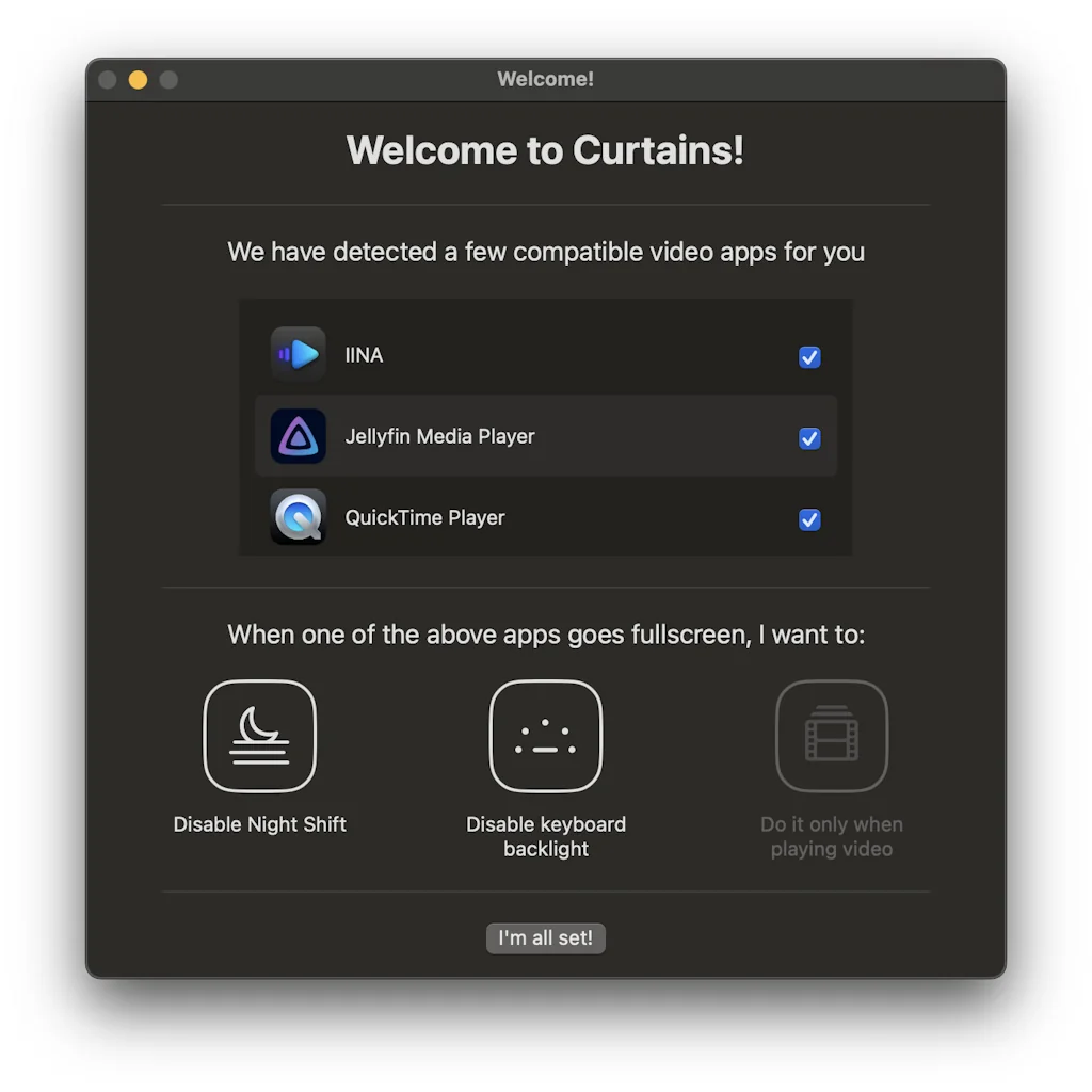 Curtains screenshot 2 of 3