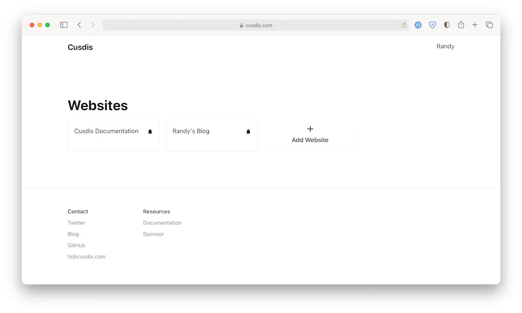 Cusdis screenshot 1 of 4
