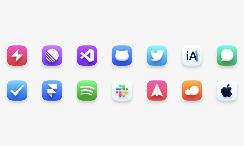 Custom macOS icon pack screenshot 2 of 10