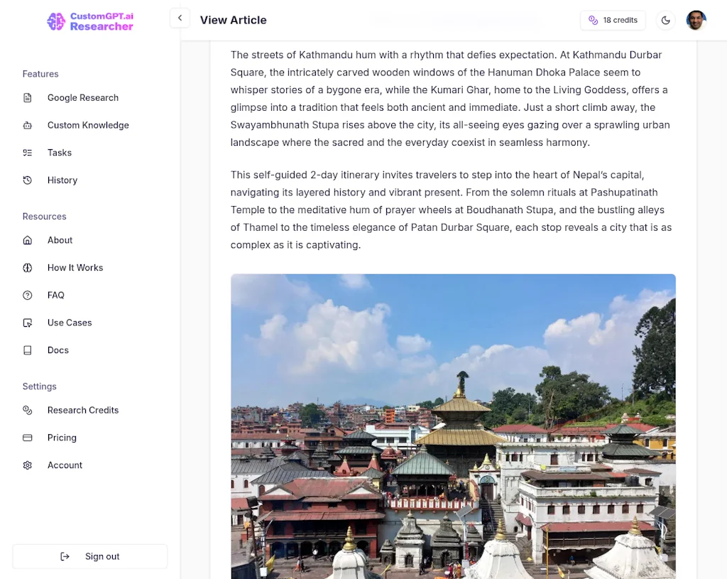 CustomGPT screenshot 3 of 4