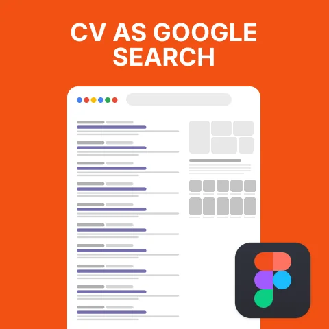 CV as a Google Search Result Page logo