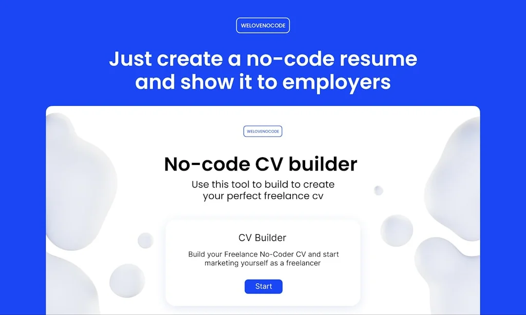CV Builder for No-coders screenshot 1 of 3