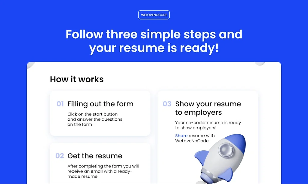 CV Builder for No-coders screenshot 2 of 3