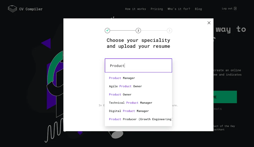 CV Compiler screenshot 2 of 3