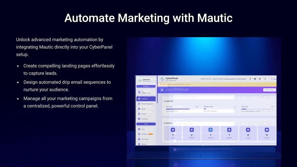 CyberPanel screenshot 5 of 13