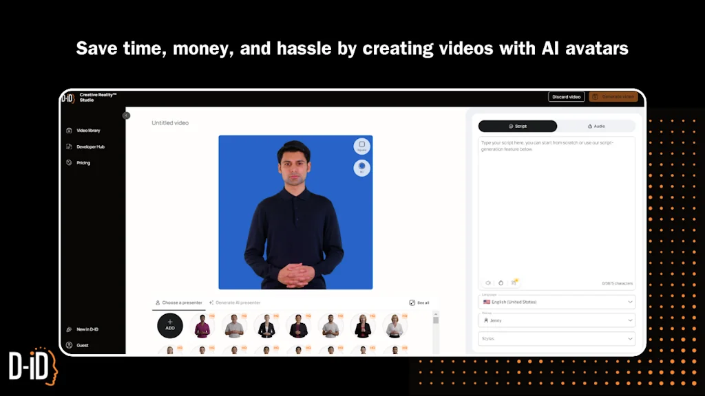 D-ID screenshot 1 of 3