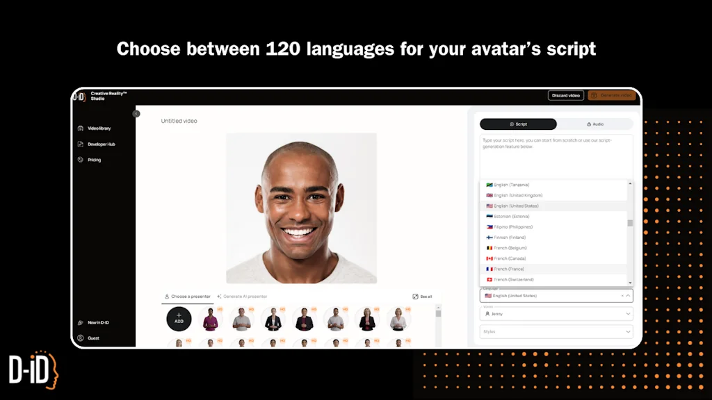 D-ID screenshot 3 of 3