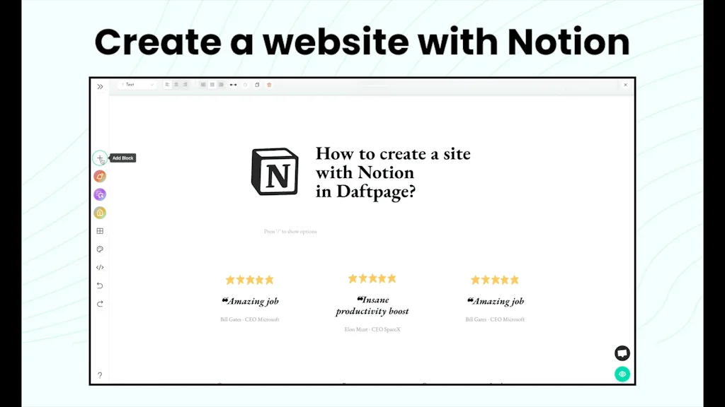 Daftpage screenshot 2 of 5