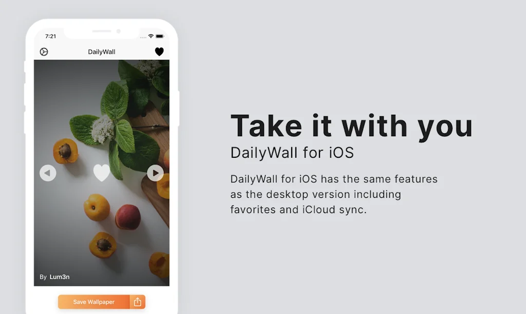DailyWall 2.0 (Mac + iOS) screenshot 5 of 5