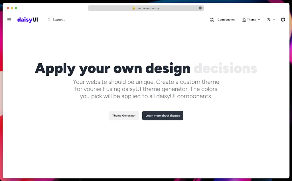 DaisyUI screenshot 10 of 13