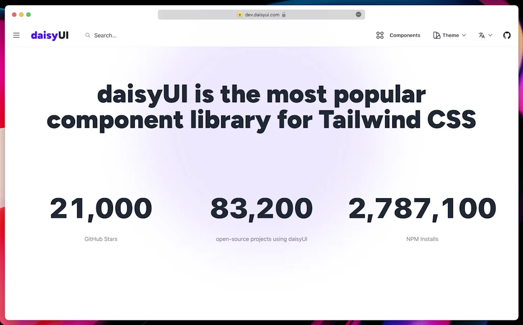 DaisyUI screenshot 8 of 13