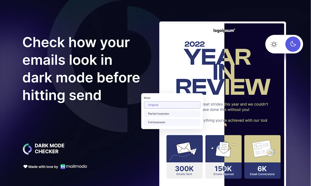 Dark Mode Email Checker screenshot 1 of 4
