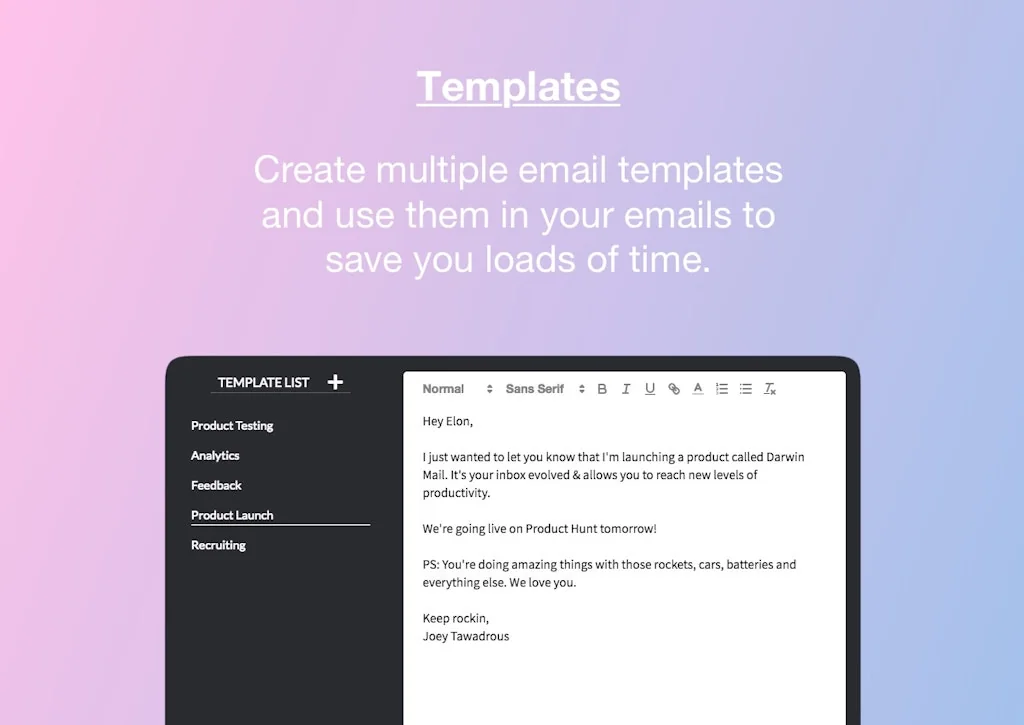 DarwinMail 💌 screenshot 3 of 7