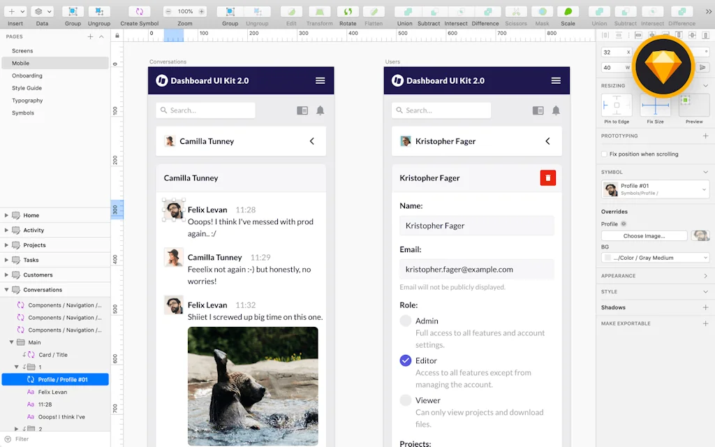 Dashboard UI Kit screenshot 2 of 4