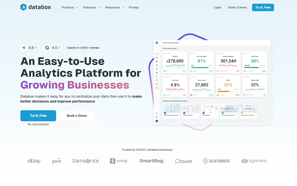 Databox screenshot 1 of 3