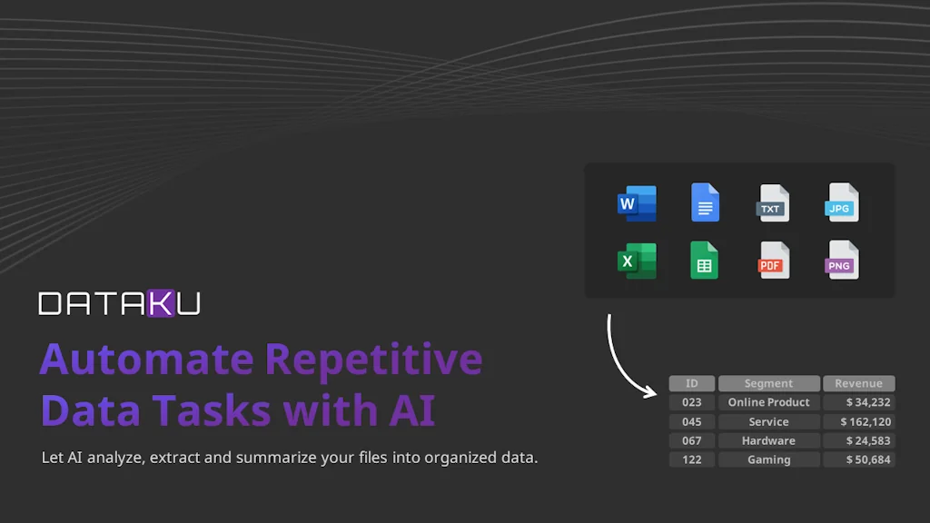 Dataku screenshot 1 of 5