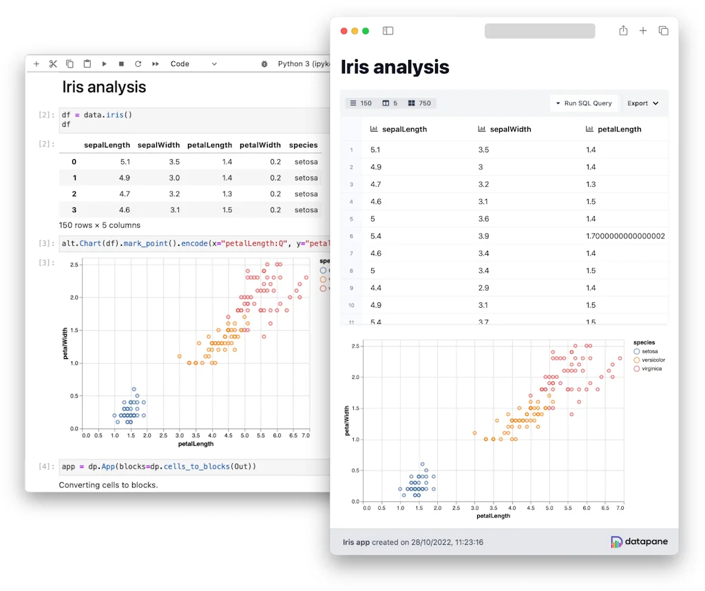 Datapane screenshot 1 of 2