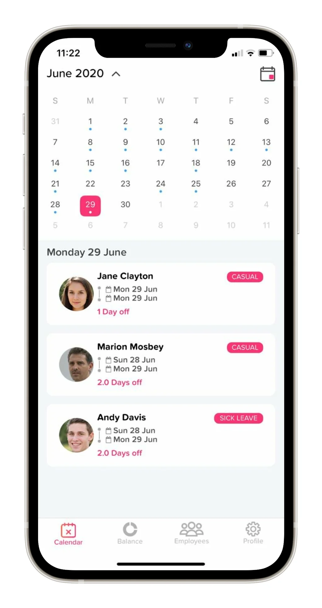 Day Off Leave Tracker screenshot 3 of 5
