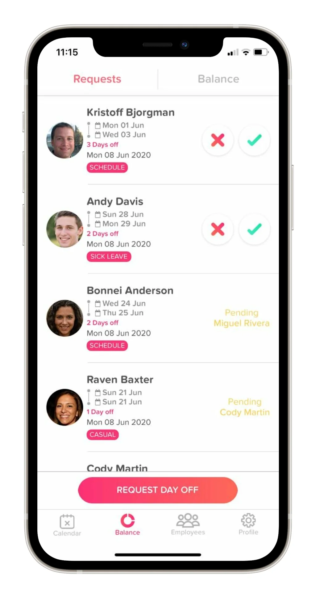 Day Off Leave Tracker screenshot 5 of 5