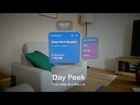 Day Peek for Apple Vision Pro screenshot 1 of 5