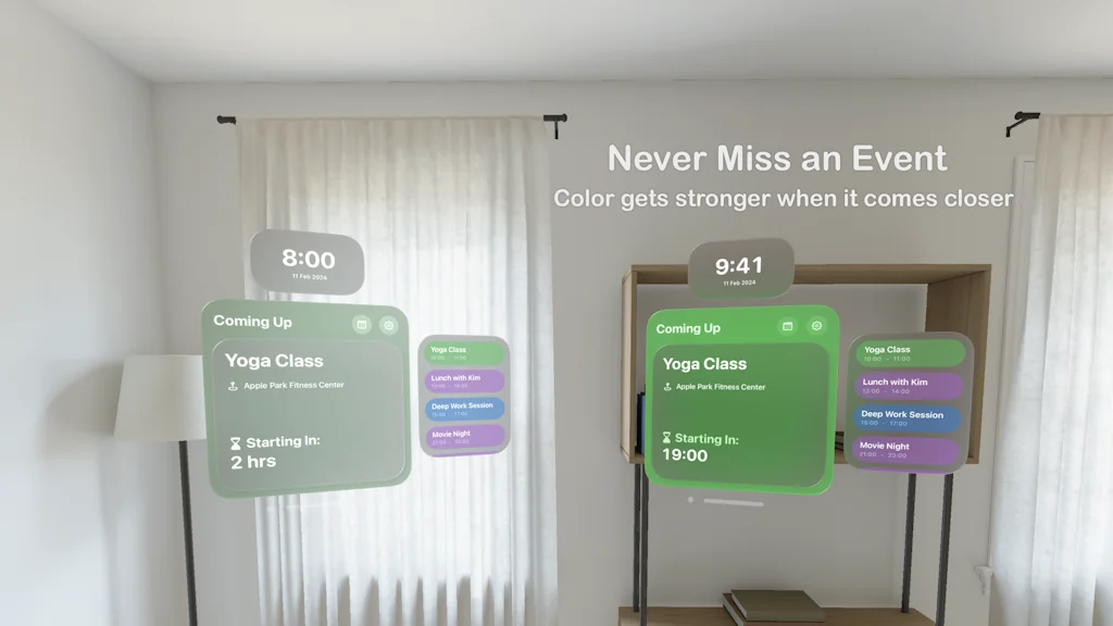 Day Peek for Apple Vision Pro screenshot 3 of 5