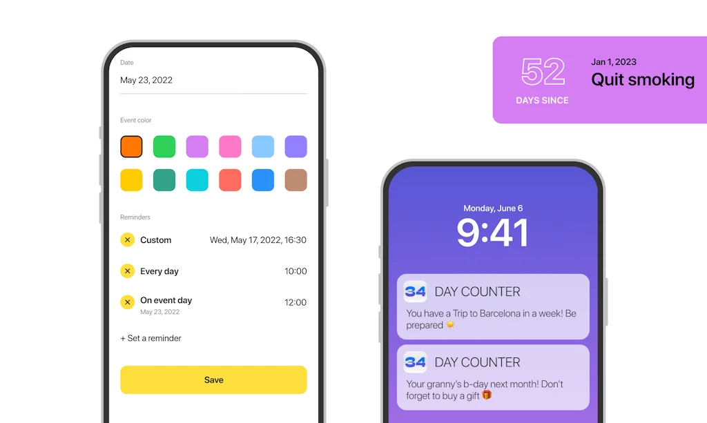 Days Counter. Event Tracker screenshot 2 of 5