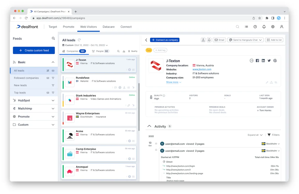Dealfront screenshot 2 of 3