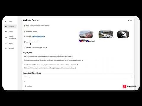 Debriefs screenshot 9 of 9