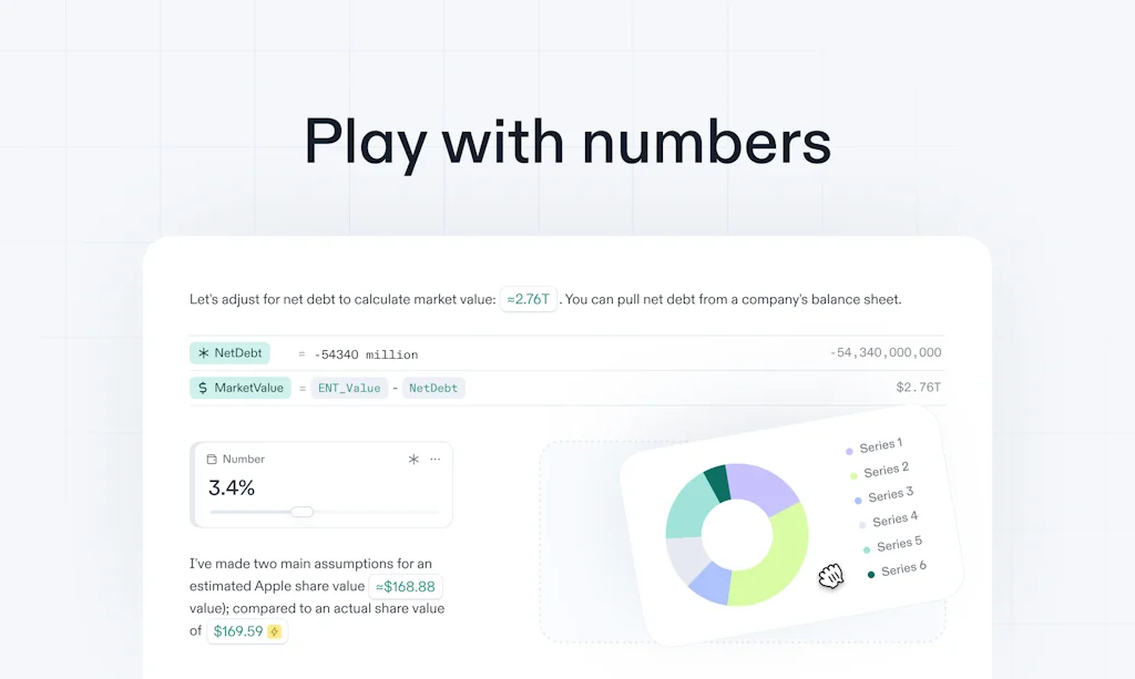 Decipad screenshot 1 of 5