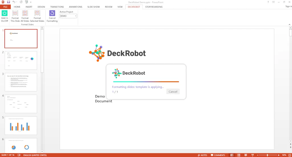 DeckRobot for PowerPoint screenshot 3 of 4
