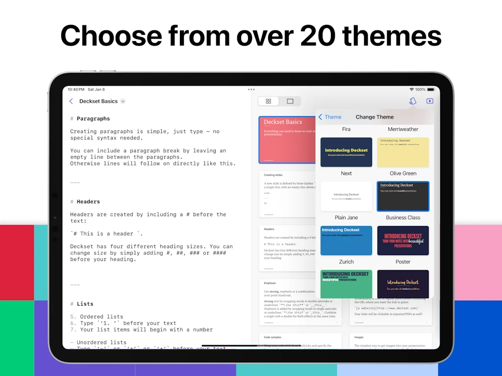 Deckset screenshot 3 of 8