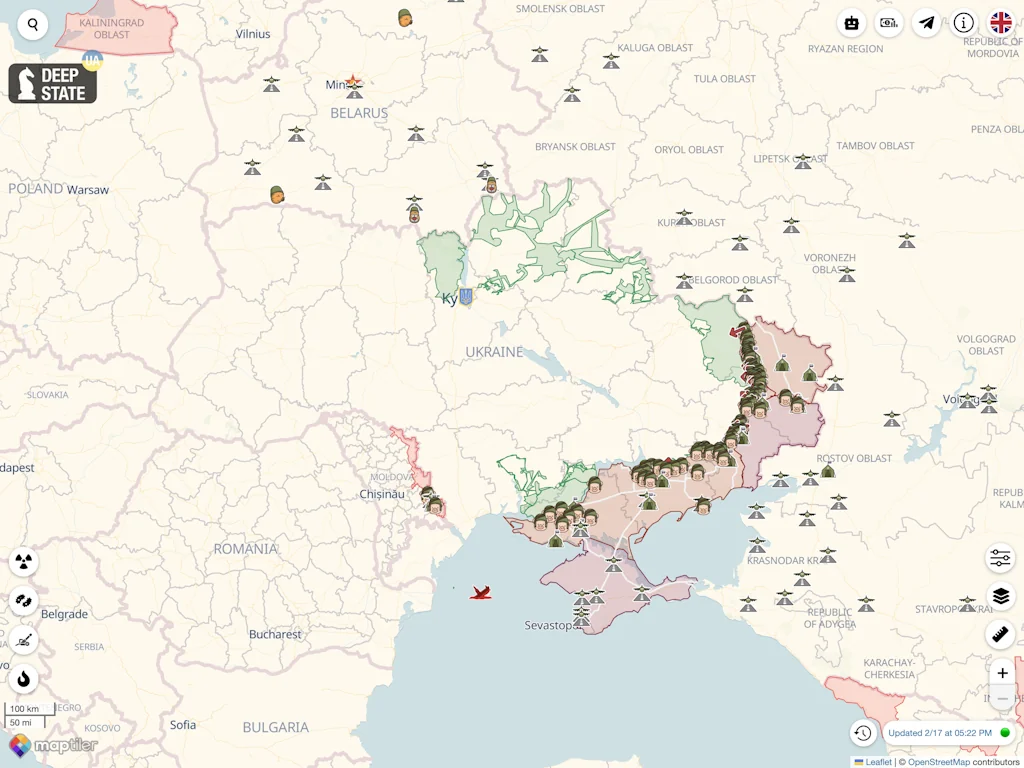 DeepState Map screenshot 2 of 4