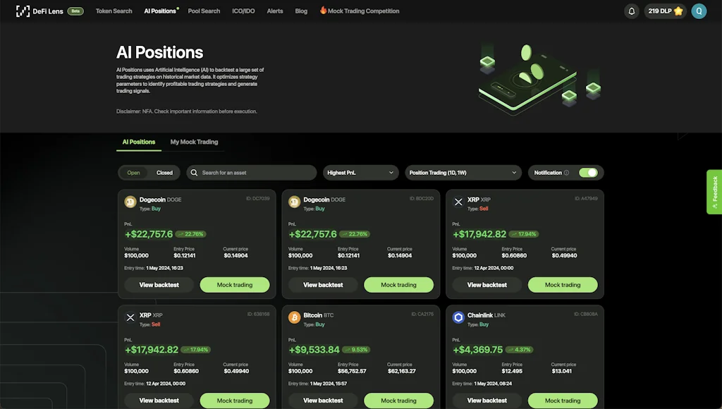 Defi Lens screenshot 4 of 5