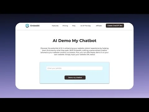 Demo My AI Chatbot screenshot 1 of 3